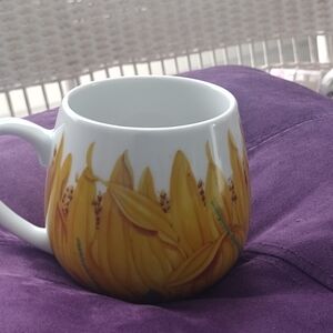 Sunflower Floral Mug